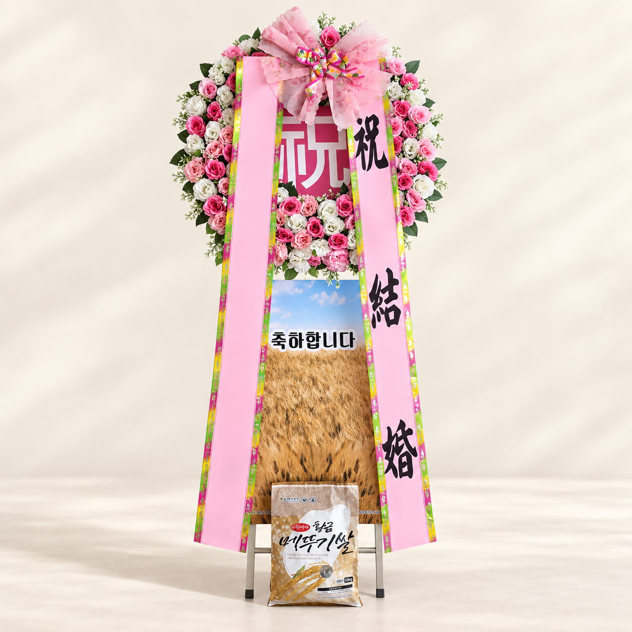 Congratulatory Rice Wreath 10kg (Changwon)