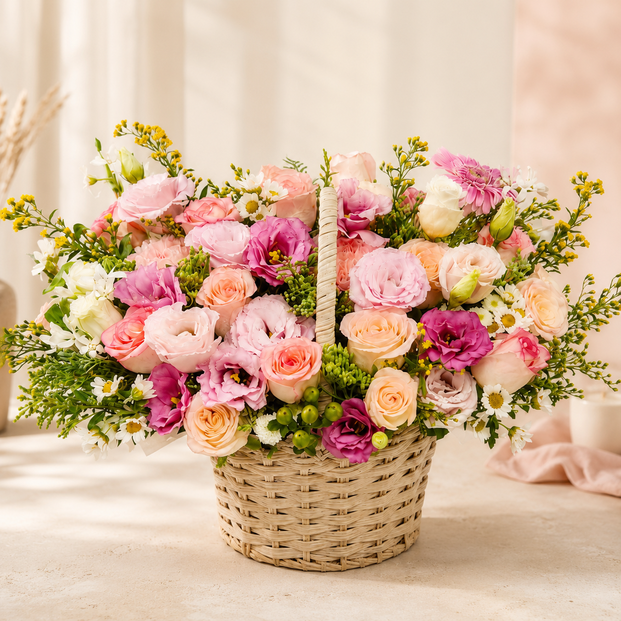 Khu vườn ửng hồng